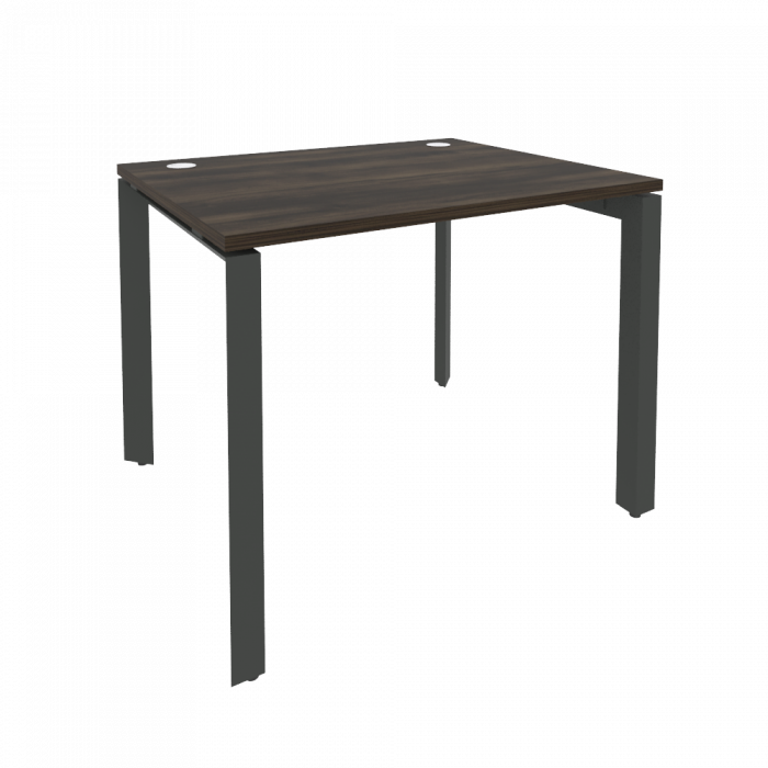 Оникс Стол рабочий на П-образном м/к O.MP-SP-1.8 Дуб Мали/Металл Антрацит 980*800*750