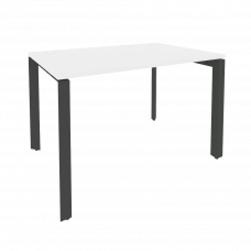 Onix Стол рабочий на П-образном м/к O.MP-SP-2.8 Белый Бриллиант/Металл Антрацит 1180*800*750