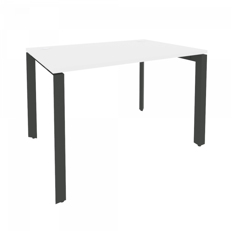 Onix Стол рабочий на П-образном м/к O.MP-SP-2.8 Белый Бриллиант/Металл Антрацит 1180*800*750
