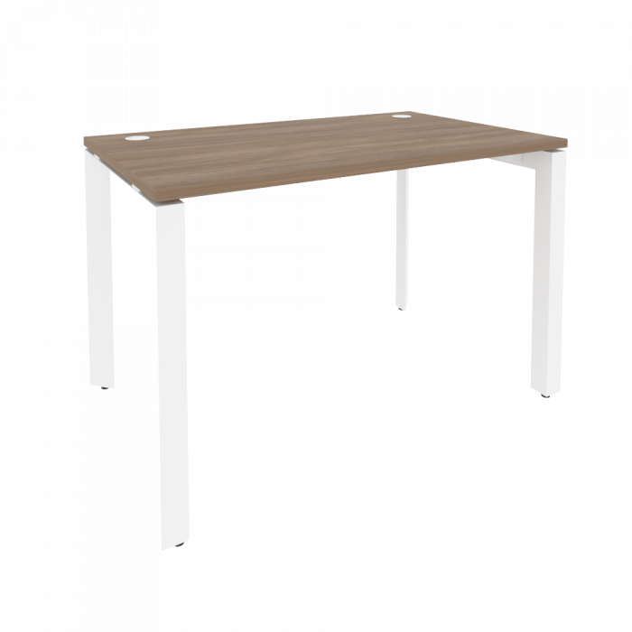 Onix Стол рабочий на П-образном м/к O.MP-SP-2.7 Дуб Аризона/Металл Белый 1180*720*750