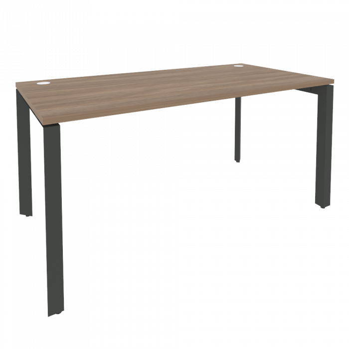 Onix Стол рабочий на П-образном м/к O.MP-SP-4.8 Дуб Аризона/Металл Антрацит 1580*800*750