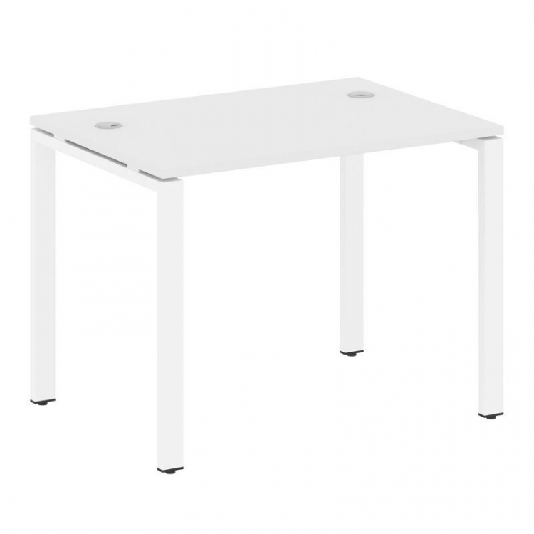 Metal System Стол письменный на П-образном м/к БП.СП-1 Белый/Металл Белый 1000*720*750