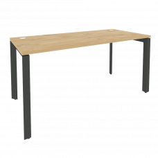 Onix Стол рабочий на П-образном м/к O.MP-SP-4.7 Тиквуд Светлый/Металл Антрацит 1580*720*750