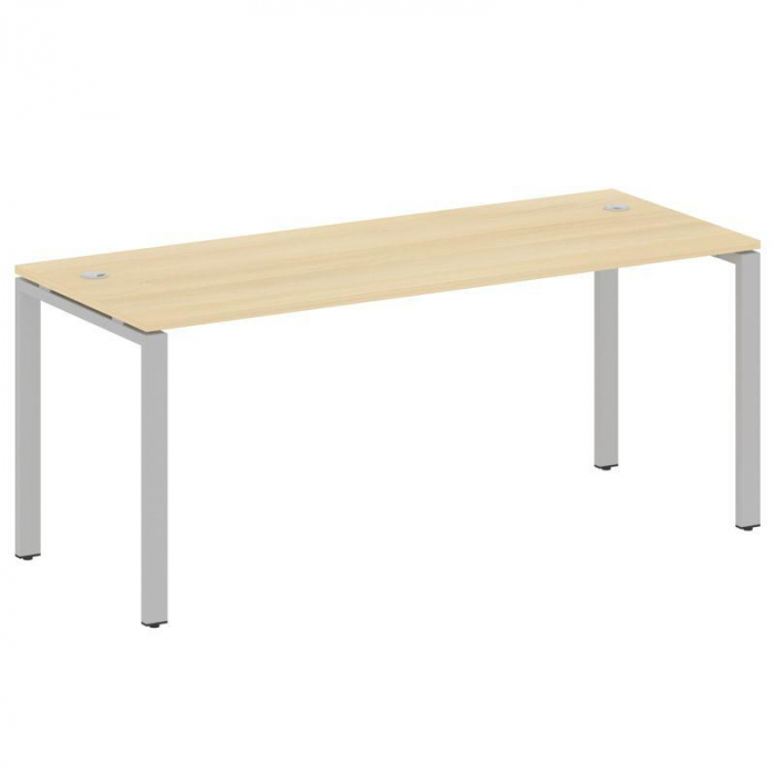 Metal System Стол письменный на П-образном м/к БП.СП-5 Акация Лорка/Металл Серый 1800*720*750