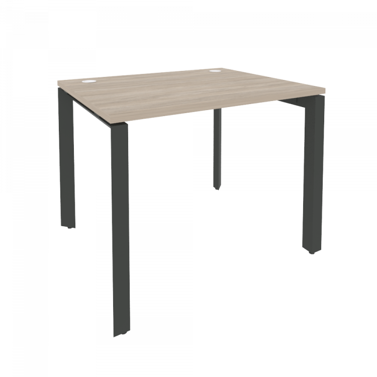 Onix Стол рабочий на П-образном м/к O.MP-SP-1.8 Дуб Аттик/Металл Антрацит 980*800*750