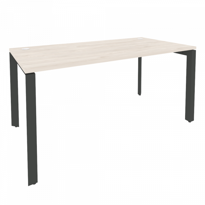 Onix Стол рабочий на П-образном м/к O.MP-SP-4.8 Денвер Светлый/Металл Антрацит 1580*800*750