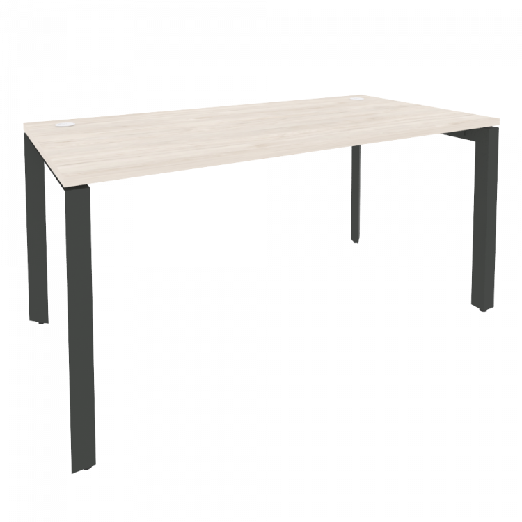 Onix Стол рабочий на П-образном м/к O.MP-SP-4.8 Денвер Светлый/Металл Антрацит 1580*800*750