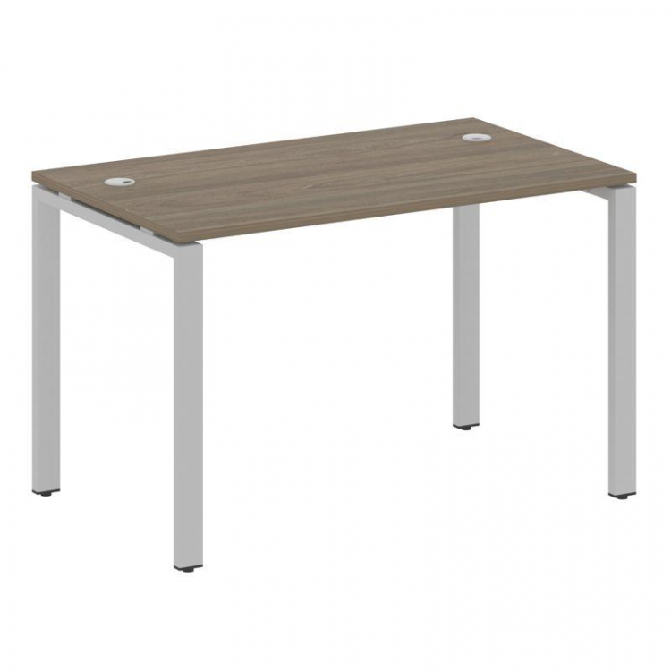 Metal System Стол письменный на П-образном м/к БП.СП-2 Вяз Благородный/Металл Серый 1200*720*750