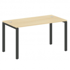Metal System Стол письменный на П-образном м/к БП.СП-3 Акация Лорка/Металл Антрацит 1400*720*750