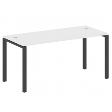 Metal System Стол письменный на П-образном м/к БП.СП-4 Белый/Металл Антрацит 1600*720*750