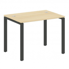 Metal System Стол письменный на П-образном м/к БП.СП-1 Акация Лорка/Металл Антрацит 1000*720*750