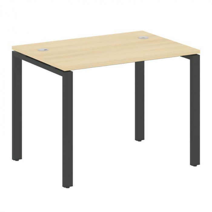 Метал Систем Стол письменный на П-образном м/к БП.СП-1 Акация Лорка/Металл Антрацит 1000*720*750