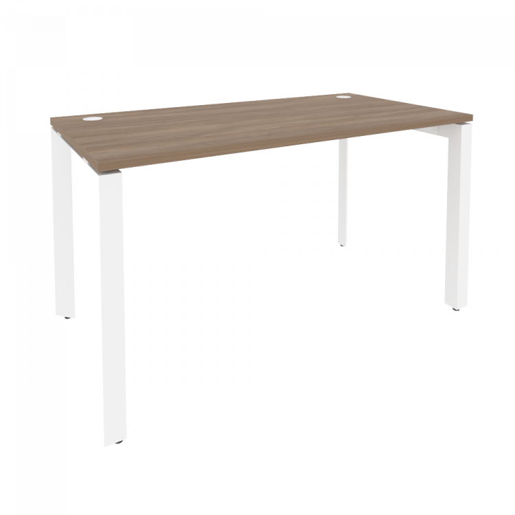 Onix Стол рабочий на П-образном м/к O.MP-SP-3.7 Дуб Аризона/Металл Белый 1380*720*750
