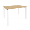 Onix Стол рабочий на П-образном м/к O.MP-SP-2.8 Тиквуд Светлый/Металл Белый 1180*800*750