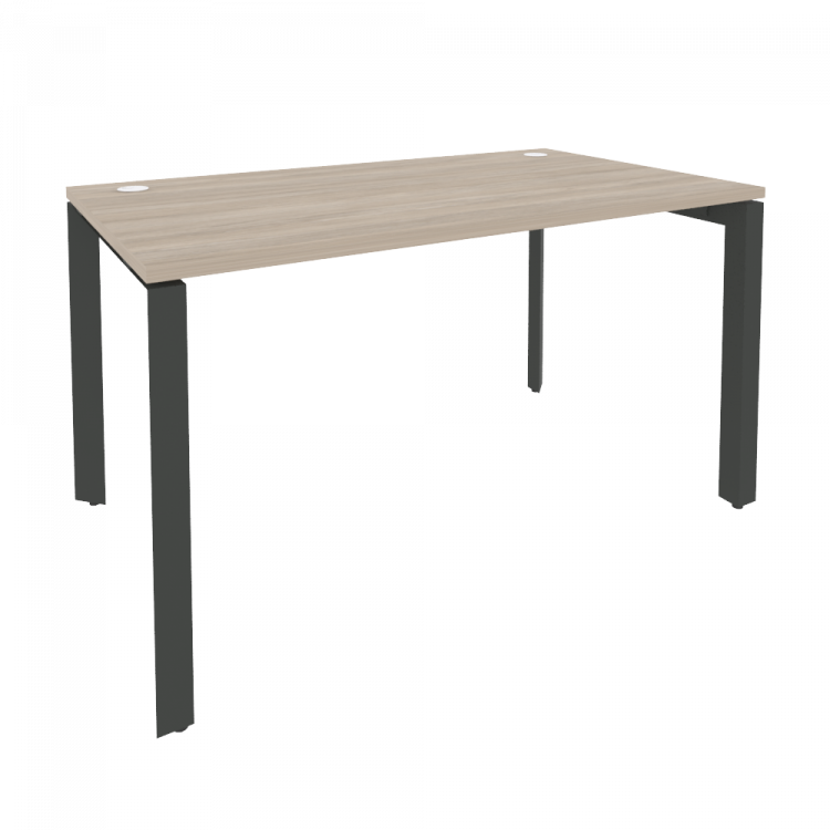 Onix Стол рабочий на П-образном м/к O.MP-SP-3.8 Дуб Аттик/Металл Антрацит 1380*800*750
