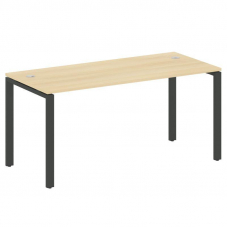 Metal System Стол письменный на П-образном м/к БП.СП-4 Акация Лорка/Металл Антрацит 1600*720*750