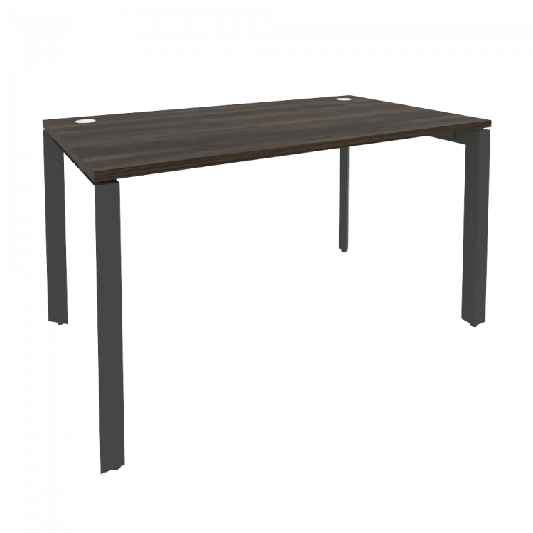 Onix Стол рабочий на П-образном м/к O.MP-SP-3.8 Дуб Мали/Металл Антрацит 1380*800*750