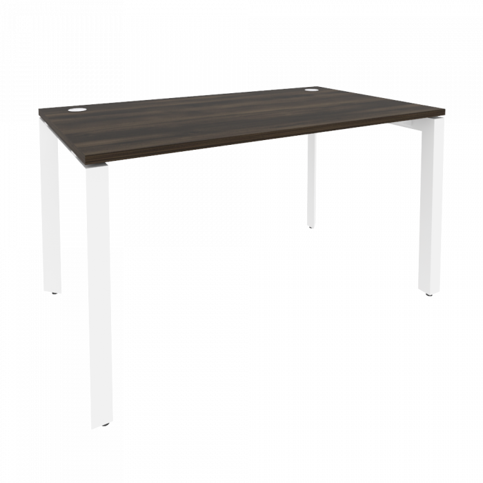 Onix Стол рабочий на П-образном м/к O.MP-SP-3.8 Дуб Мали/Металл Белый 1380*800*750