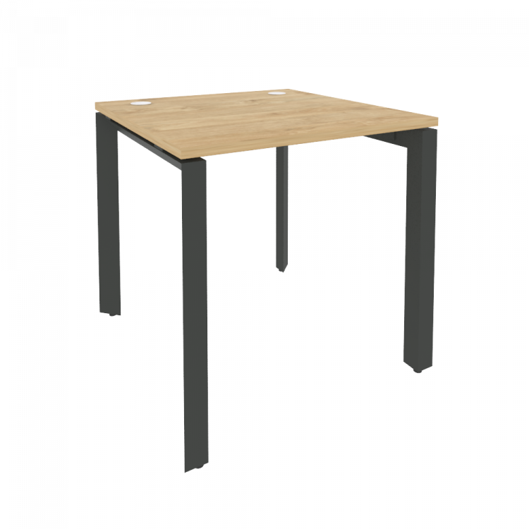 Onix Стол рабочий на П-образном м/к O.MP-SP-0.8 Тиквуд Светлый/Металл Антрацит 780*800*750