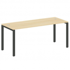 Metal System Стол письменный на П-образном м/к БП.СП-5 Акация Лорка/Металл Антрацит 1800*720*750