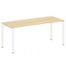 Metal System Стол письменный на П-образном м/к БП.СП-5 Акация Лорка/Металл Белый 1800*720*750