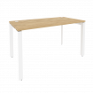 Onix Стол рабочий на П-образном м/к O.MP-SP-3.7 Тиквуд Светлый/Металл Белый 1380*720*750