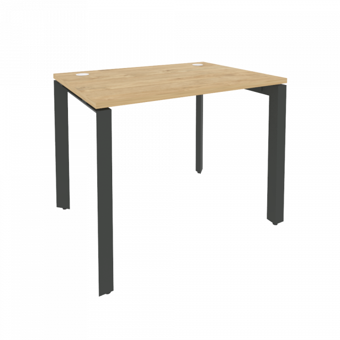 Onix Стол рабочий на П-образном м/к O.MP-SP-1.7 Тиквуд Светлый/Металл Антрацит 980*720*750
