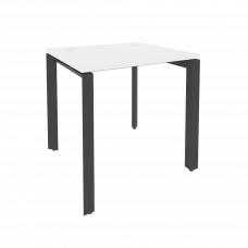 Onix Стол рабочий на П-образном м/к O.MP-SP-0.7 Белый Бриллиант/Металл Антрацит 780*720*750