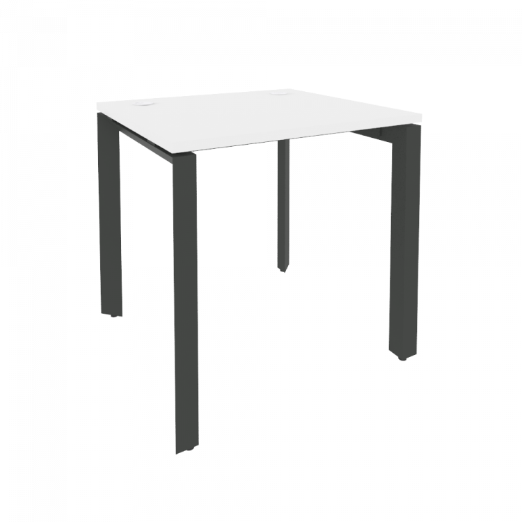 Onix Стол рабочий на П-образном м/к O.MP-SP-0.7 Белый Бриллиант/Металл Антрацит 780*720*750