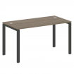 Metal System Стол письменный на П-образном м/к БП.СП-3 Вяз Благородный/Металл Антрацит 1400*720*750