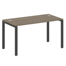 Metal System Стол письменный на П-образном м/к БП.СП-3 Вяз Благородный/Металл Антрацит 1400*720*750