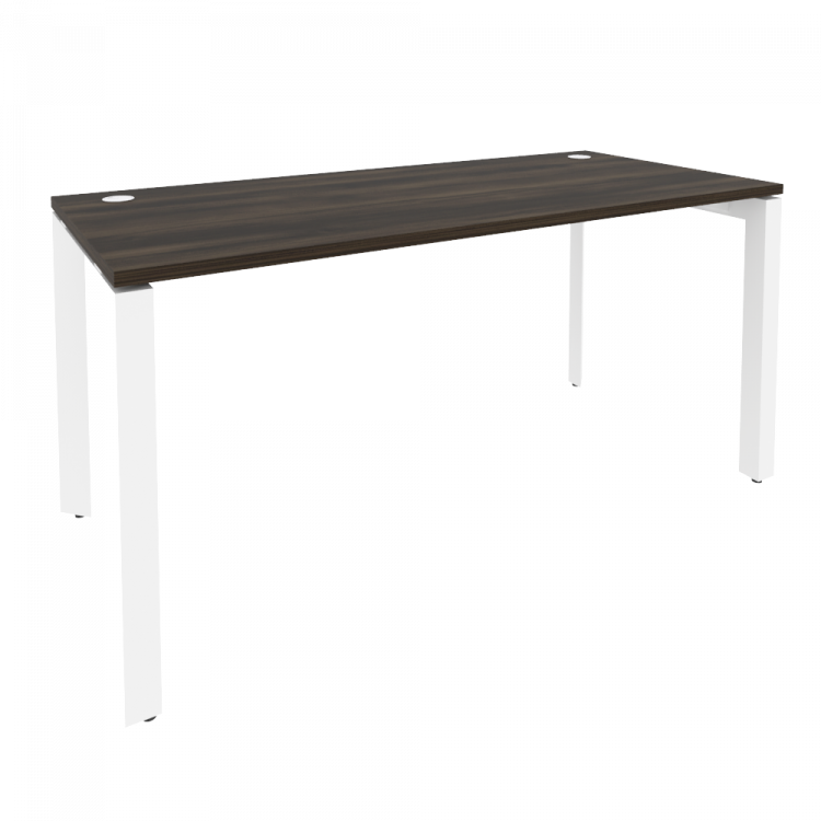Onix Стол рабочий на П-образном м/к O.MP-SP-4.7 Дуб Мали/Металл Белый 1580*720*750
