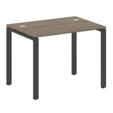 Metal System Стол письменный на П-образном м/к БП.СП-1 Вяз Благородный/Металл Антрацит 1000*720*750