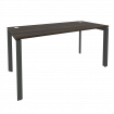 Onix Стол рабочий на П-образном м/к O.MP-SP-4.7 Дуб Мали/Металл Антрацит 1580*720*750