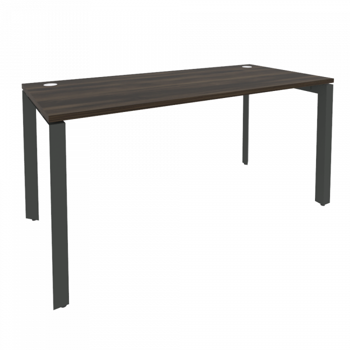 Onix Стол рабочий на П-образном м/к O.MP-SP-4.7 Дуб Мали/Металл Антрацит 1580*720*750