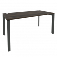Onix Стол рабочий на П-образном м/к O.MP-SP-4.8 Дуб Мали/Металл Антрацит 1580*800*750