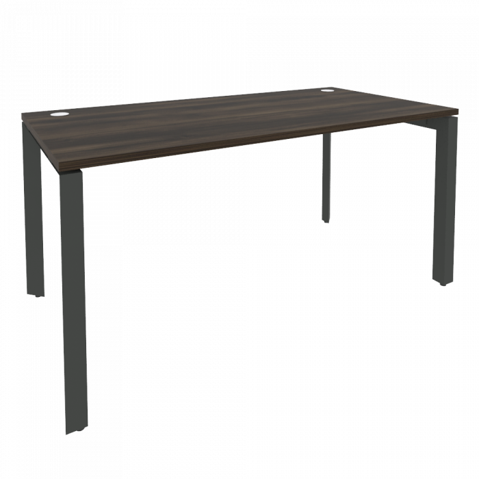 Onix Стол рабочий на П-образном м/к O.MP-SP-4.8 Дуб Мали/Металл Антрацит 1580*800*750