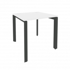 Onix Стол рабочий на П-образном м/к O.MP-SP-0.8 Белый Бриллиант/Металл Антрацит 780*800*750