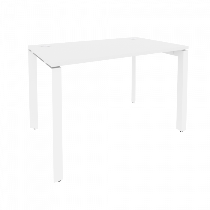 Onix Стол рабочий на П-образном м/к O.MP-SP-2.7 Белый Бриллиант/Металл Белый 1180*720*750