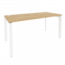 Onix Стол рабочий на П-образном м/к O.MP-SP-4.7 Тиквуд Светлый/Металл Белый 1580*720*750