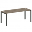 Metal System Стол письменный на П-образном м/к БП.СП-5 Вяз Благородный/Металл Антрацит 1800*720*750