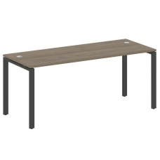 Metal System Стол письменный на П-образном м/к БП.СП-5 Вяз Благородный/Металл Антрацит 1800*720*750