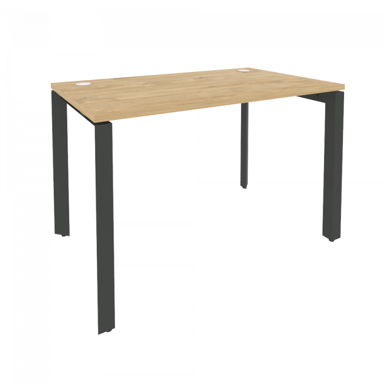 Onix Стол рабочий на П-образном м/к O.MP-SP-2.7 Тиквуд Светлый/Металл Антрацит 1180*720*750