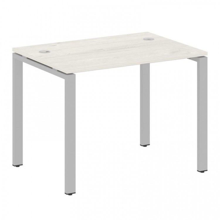Metal System Стол письменный на П-образном м/к БП.СП-1 Дуб Наварра/Металл Серый 1000*720*750