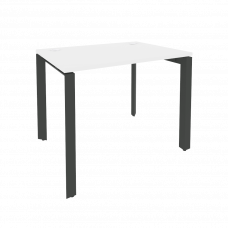 Onix Стол рабочий на П-образном м/к O.MP-SP-1.7 Белый Бриллиант/Металл Антрацит 980*720*750