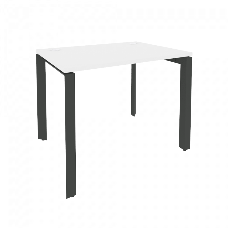 Onix Стол рабочий на П-образном м/к O.MP-SP-1.7 Белый Бриллиант/Металл Антрацит 980*720*750