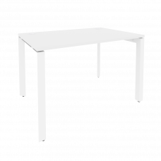 Onix Стол рабочий на П-образном м/к O.MP-SP-2.8 Белый Бриллиант/Металл Белый 1180*800*750