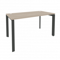Onix Стол рабочий на П-образном м/к O.MP-SP-3.7 Дуб Аттик/Металл Антрацит 1380*720*750