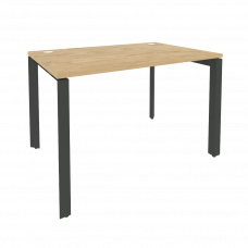 Onix Стол рабочий на П-образном м/к O.MP-SP-2.8 Тиквуд Светлый/Металл Антрацит 1180*800*750