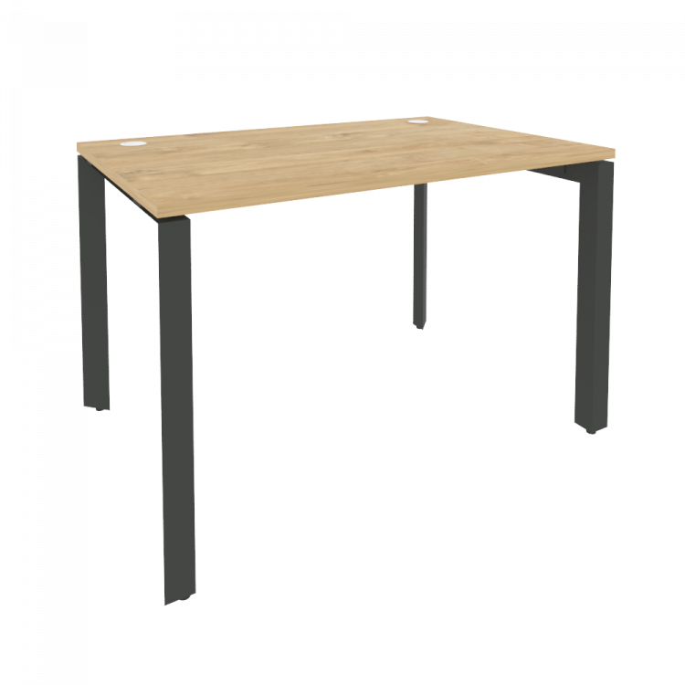 Onix Стол рабочий на П-образном м/к O.MP-SP-2.8 Тиквуд Светлый/Металл Антрацит 1180*800*750